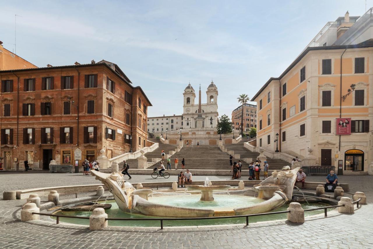 רומא Piazza Di Spagna Elegant Flat מראה חיצוני תמונה