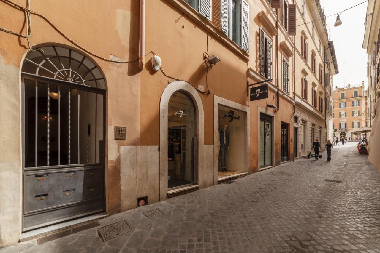 רומא Piazza Di Spagna Elegant Flat מראה חיצוני תמונה
